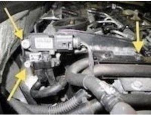 Position of torx bolts VW Jetta engine