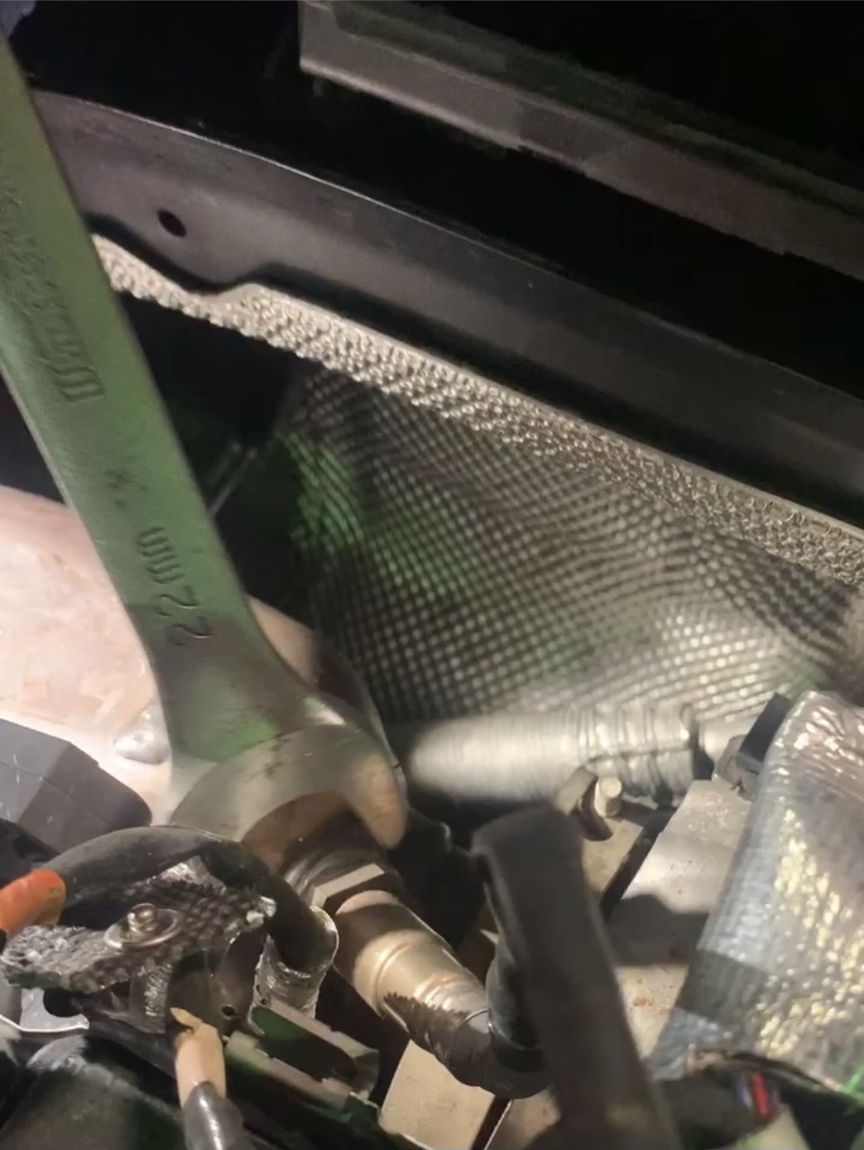 Disconnect oxygen sensor